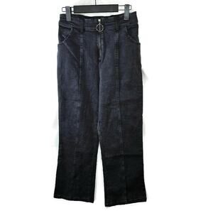 Vero Viva Black Crop Jeans Euro Size 36 NWT